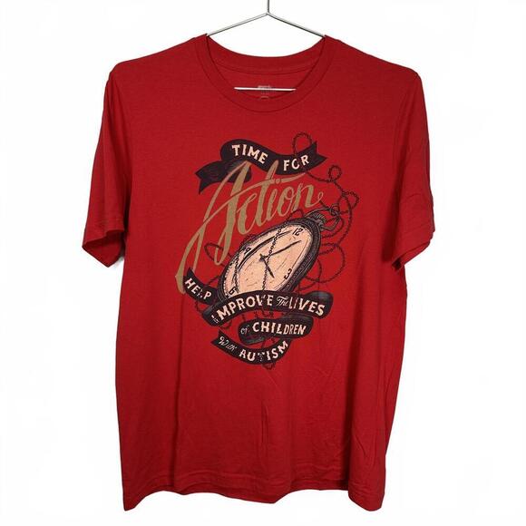 Other - 2000s‎ Sevenly Red Graphic T-shirt Autism Awareness Large